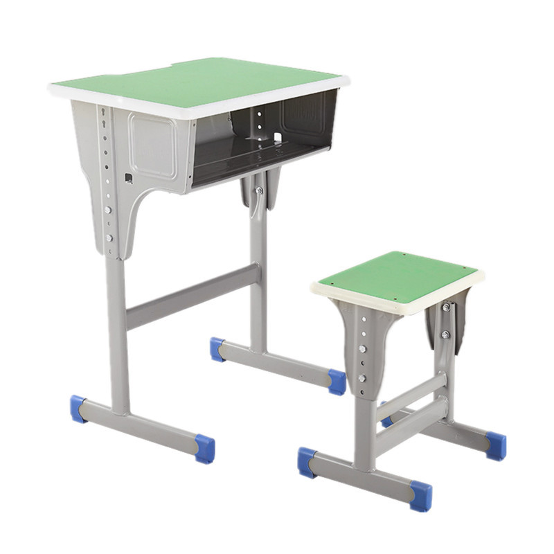 Picture of School Desk and Chair Training Desk Study Desk Children's Desk Single Training Desk Liftable Student Desk and Chair