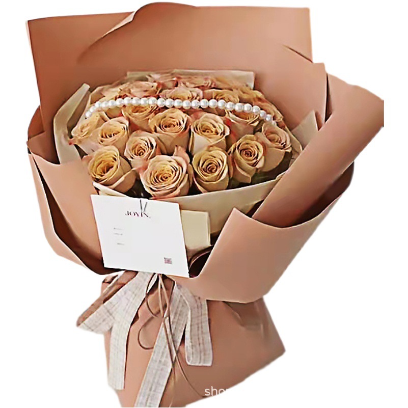 Zhuoxian Fenghua paper flower paper solid color waterproof paper thickened Korean bouquet packaging material material flower wrapping paper