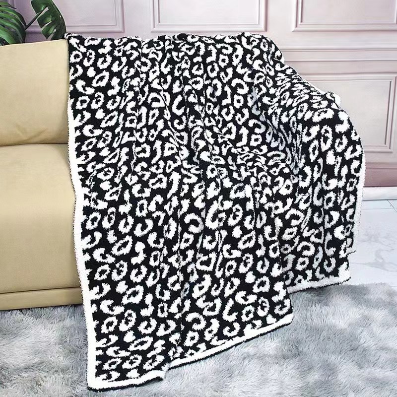 Picture of Customized Spring and Autumn Home Camping Blanket Half Velvet Knitted Blanket Sofa Office Nap Blanket Sofa Cover Blanket