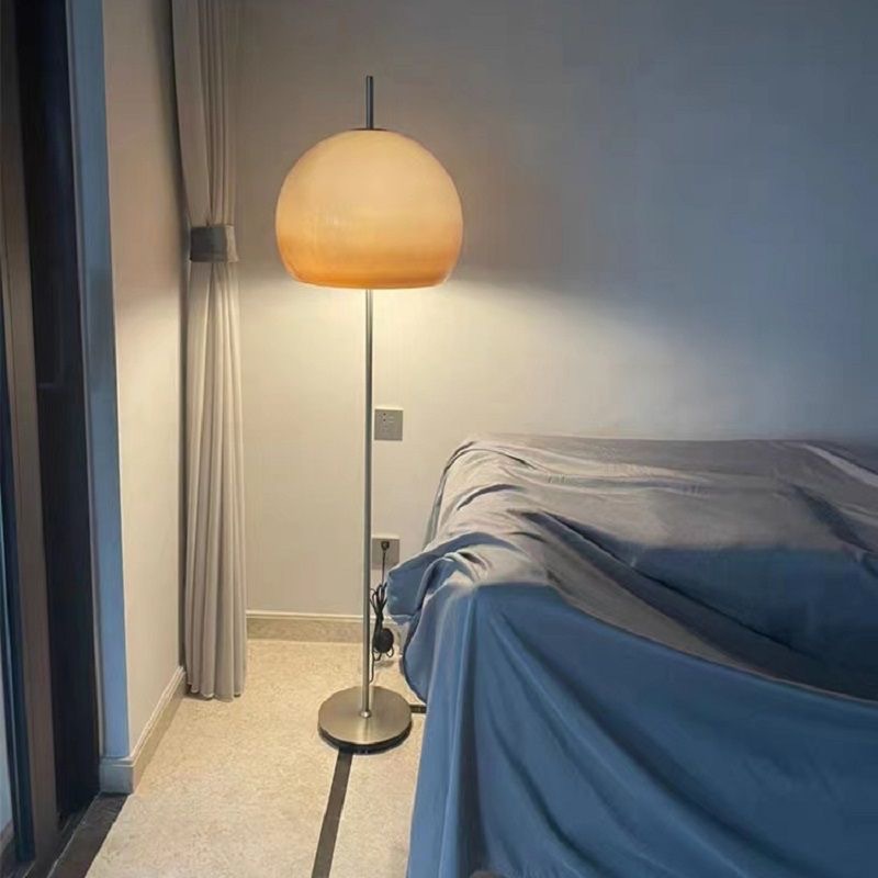 Picture of Glass Bauhaus Antique Floor Lamp Living Room Sofa Side Decorative Lamp Advanced Sense Retro Bedroom Vertical Lamp