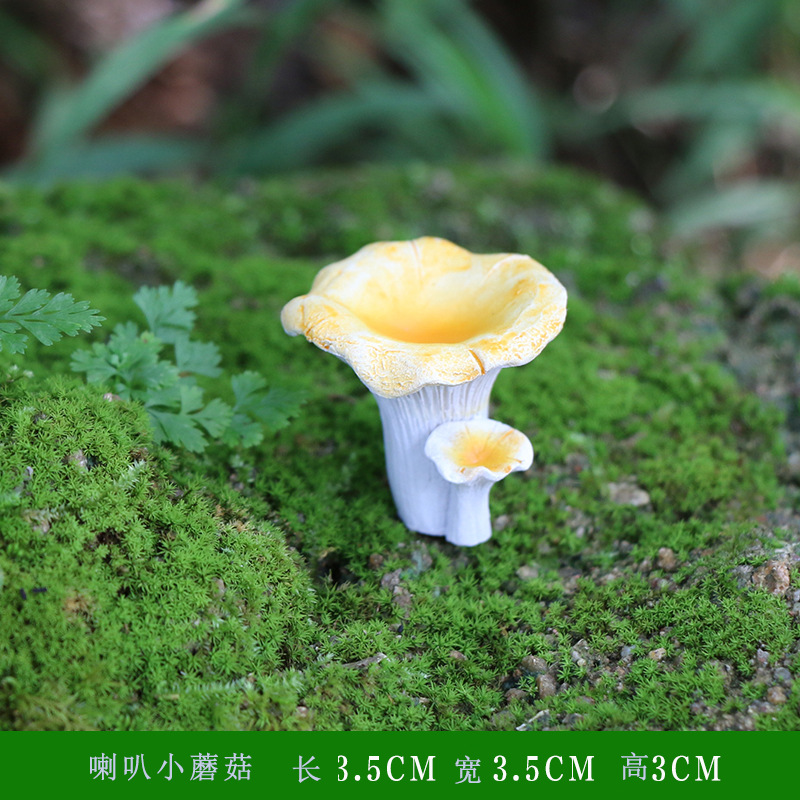 Picture of Cross-border Outdoor Courtyard Ornaments Landscape Decorations Garden Bonsai Decoration Simulation Mushroom Micro-landscape Decoration