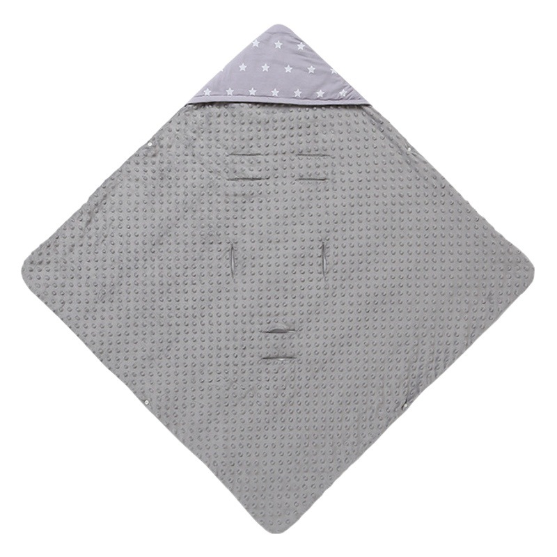 Baby Wrap, Hand Basket, Stroller Blanket, Autumn and Winter Quilted Safety Seat Wrap, Windproof and Warm When Going Out