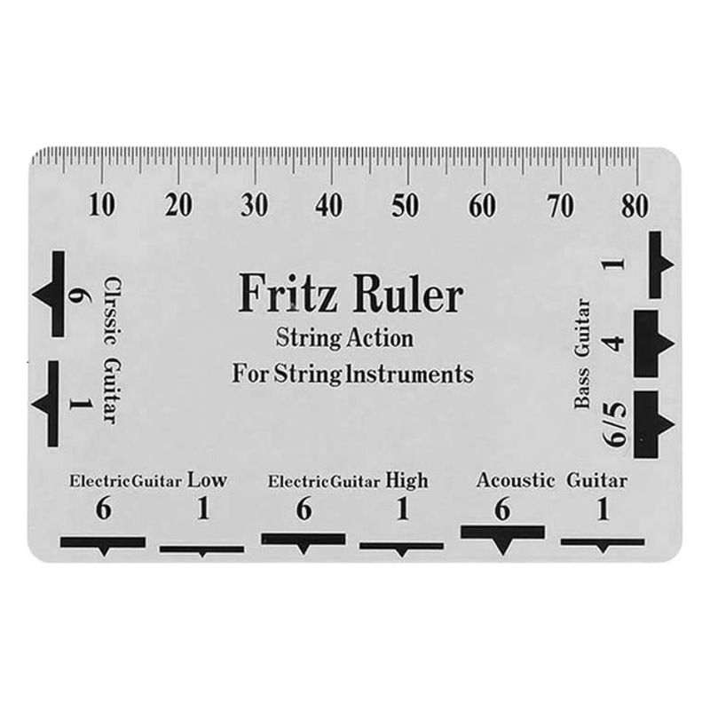 Wholesale bass guitar measuring ruler ballad electric guitar string height ruler guitar maintenance tool string pitch ruler