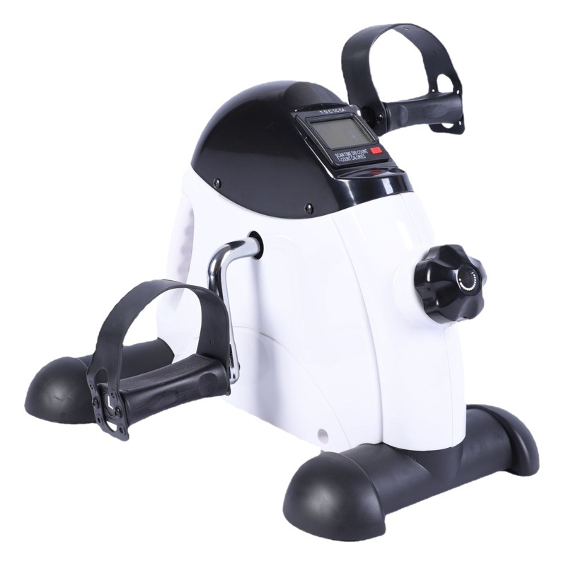 Exercise Bike with Handlebars, Dual-Use for Hands and Feet, Leg Trainer, Pedal Bike, Home Fitness Equipment, Foldable