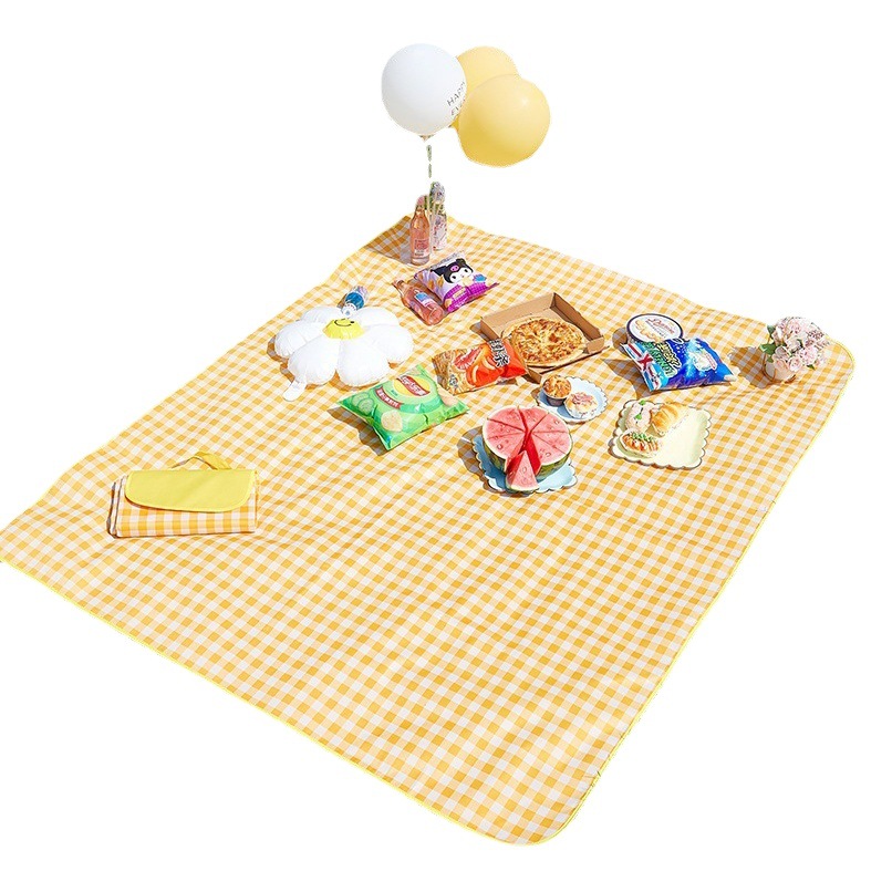 Picnic Mat Moisture-Proof Cloth Outdoor Tent Outdoor Camping Style Portable Waterproof Thickeneded Picnic Mat Lawn Spring Outing Mat
