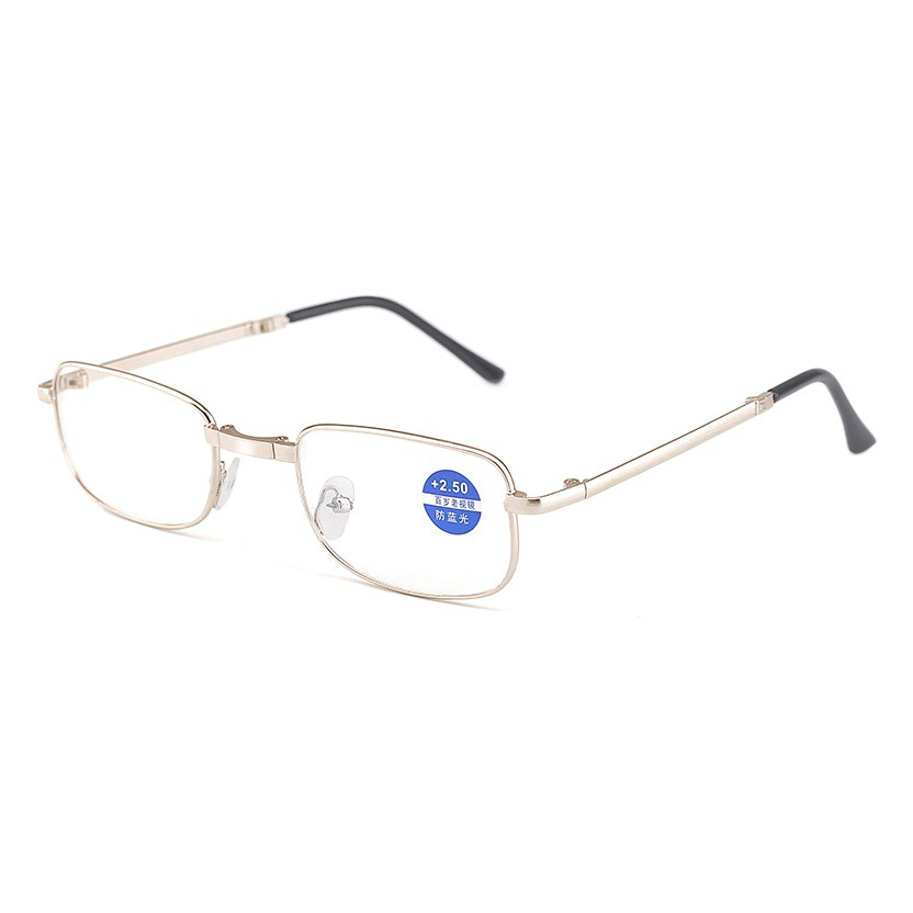 Picture of New Style Men's and Women's Looking Far Looking Near Dual Light Presbyopic Glasses Anti-Blue Light Presbyopic Glasses Foldable Portable Box Presbyopic Glasses