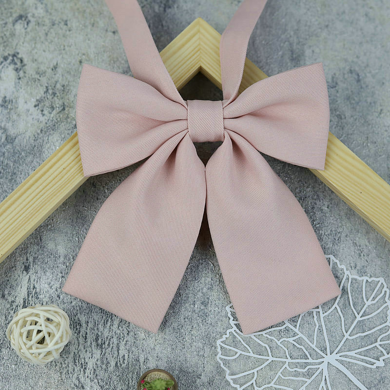 Picture of JK Uniform College Style Solid Color Female Student Bow Tie School Uniform Japanese Style Seikan Suit Bow Red Roots