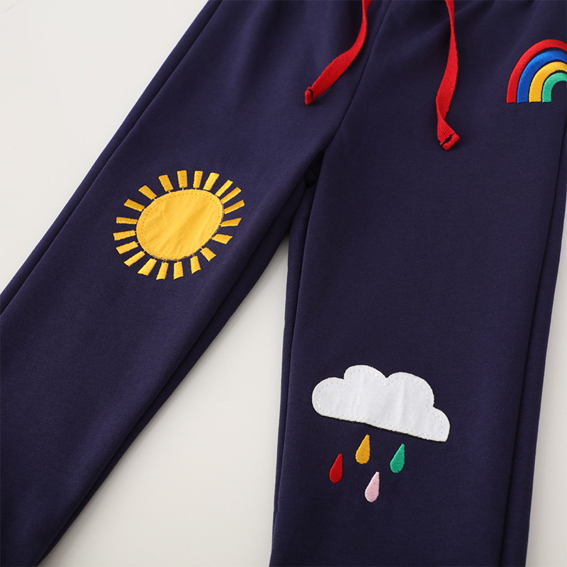 Picture of 2025 spring and autumn children's clothing pants casual trousers European and American style children's sweater pants distribution generation