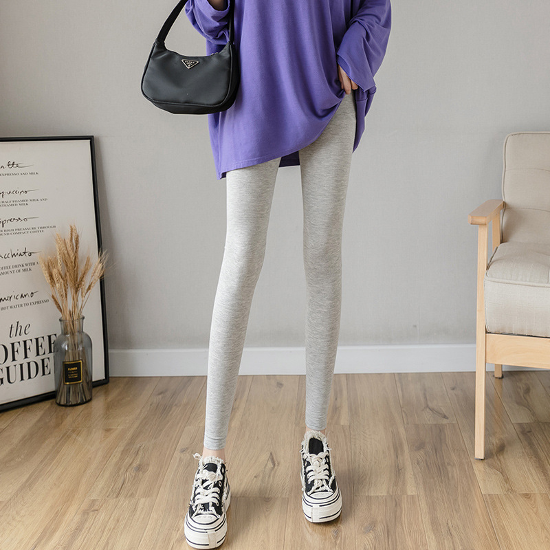 Picture of Autumn and Winter New Thickened fleece-lined Vertical Striped Threaded Leggings Women's High Waist Letter Lamb Velvet Warm Cotton Trousers Cross-border