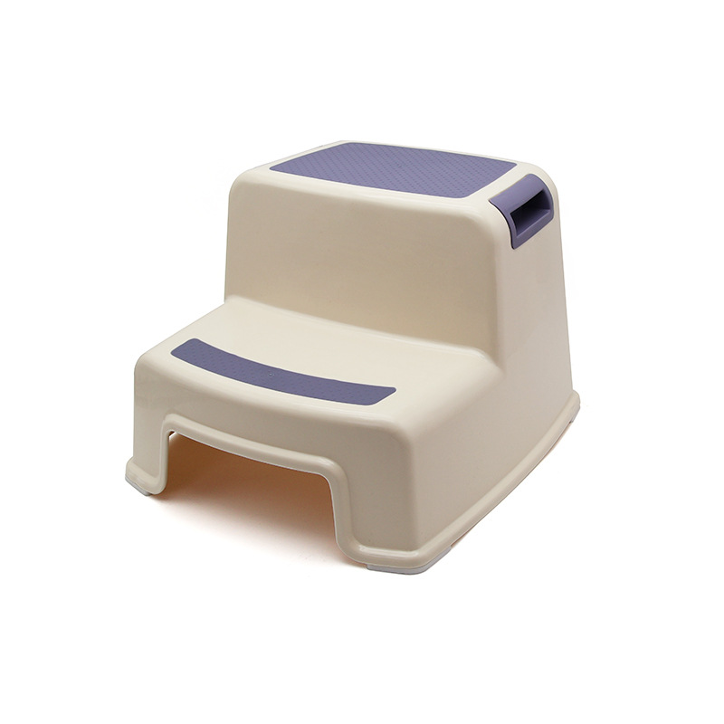 Picture of Double-layer Thickened Children's Foot Stool Baby's Wash Anti-slip Plastic Foot Stool Elevated Step Stool