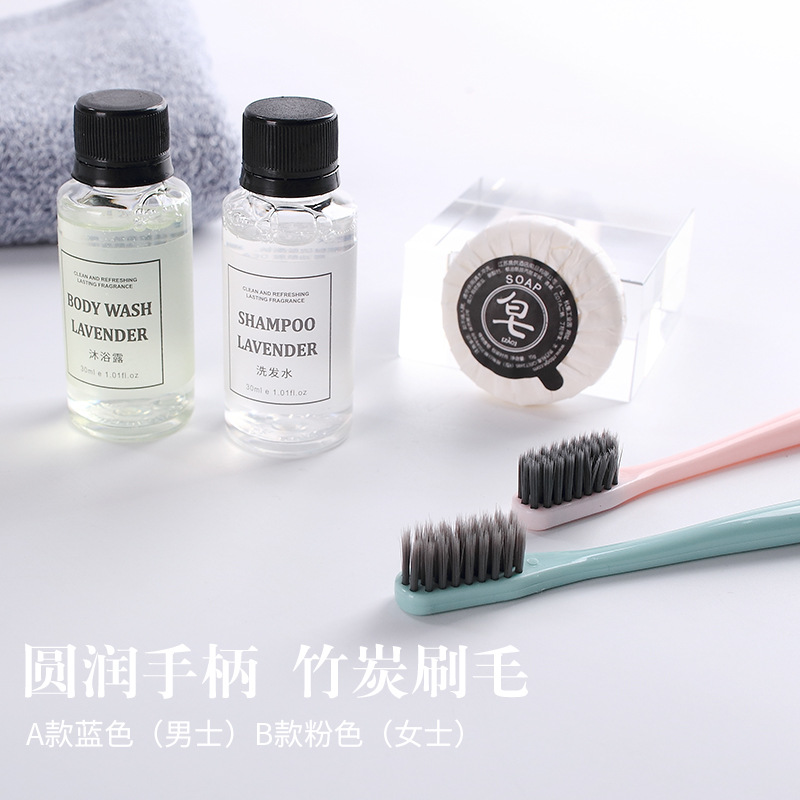 Picture of Hotel Special Hotel Toiletries Set Comb Disposable Toothbrush with Toothpaste Soft Hair Homestay Wholesale Customization