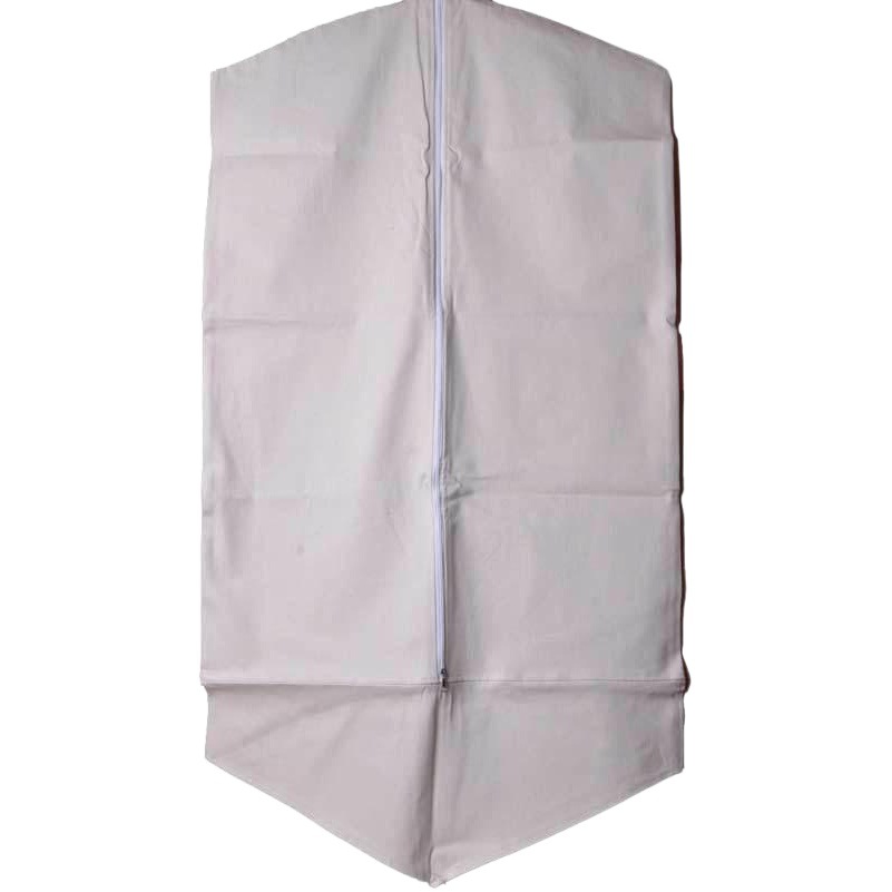 Custom-Made Cotton Suit Bag, Coat Dust Bag, Suit Dust Cover, Canvas Hanging Clothes Bag, Satchel Foldableing Suit Bag