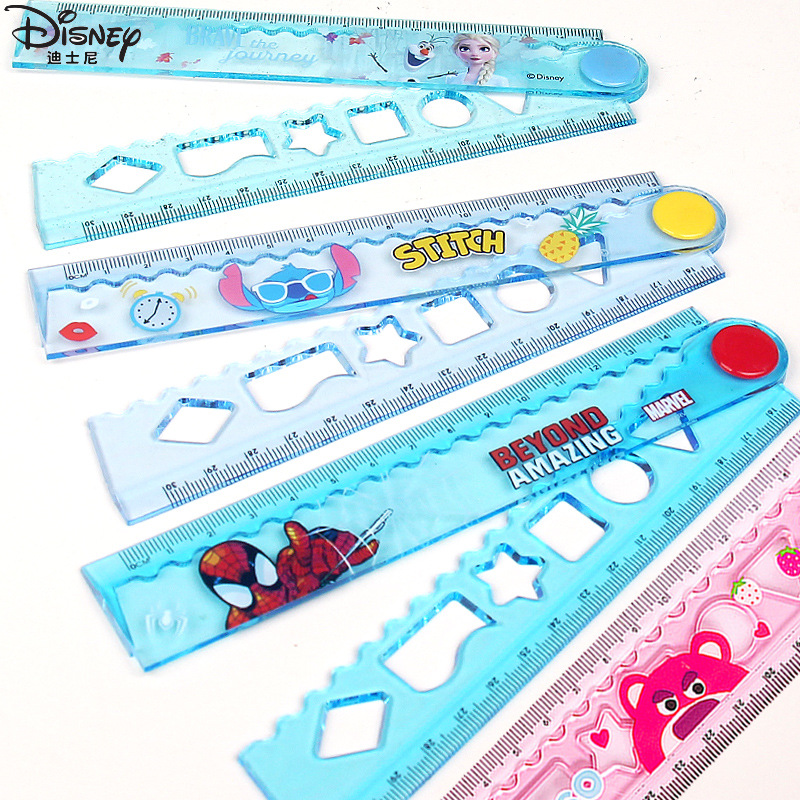 Frozen Elsa Princess Children's Folding Ruler for Primary School Students Simple and Cute Measuring Stationery