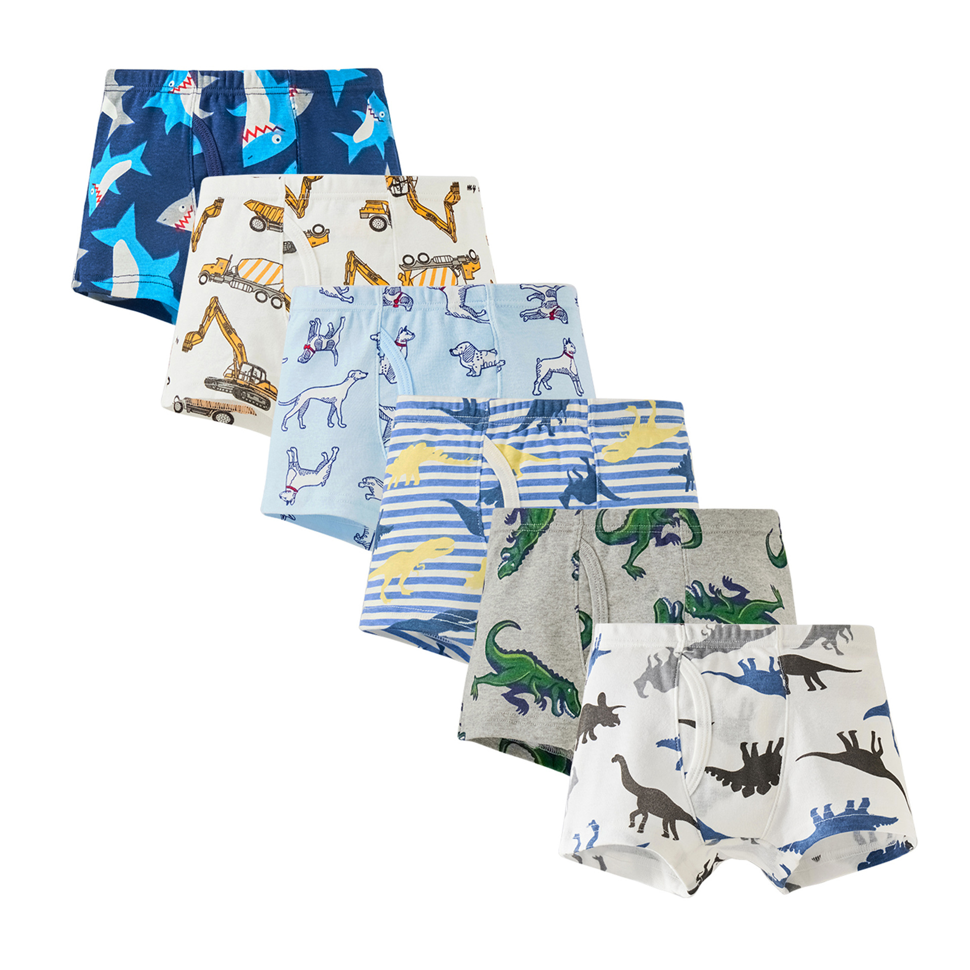Picture of European and American boys boxer pants threaded cotton children's underwear boys boxer pants baby children's shorts wholesale
