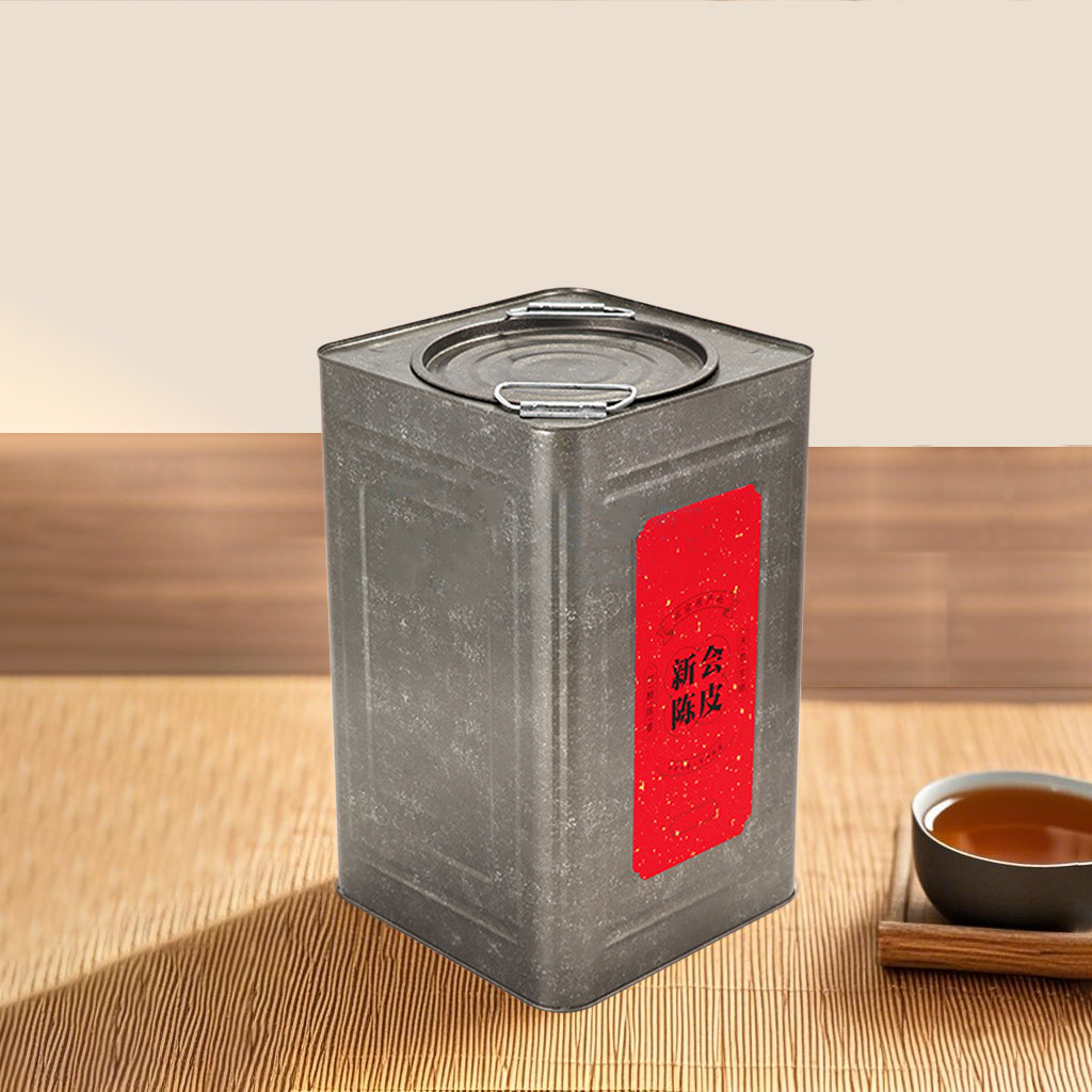 1.5kg Xinhui Tangerine Peel Packaging Iron Barrel 1.0kg Fuding White Tea Packaging Iron Can 2.5kg Nut Iron Barrel
