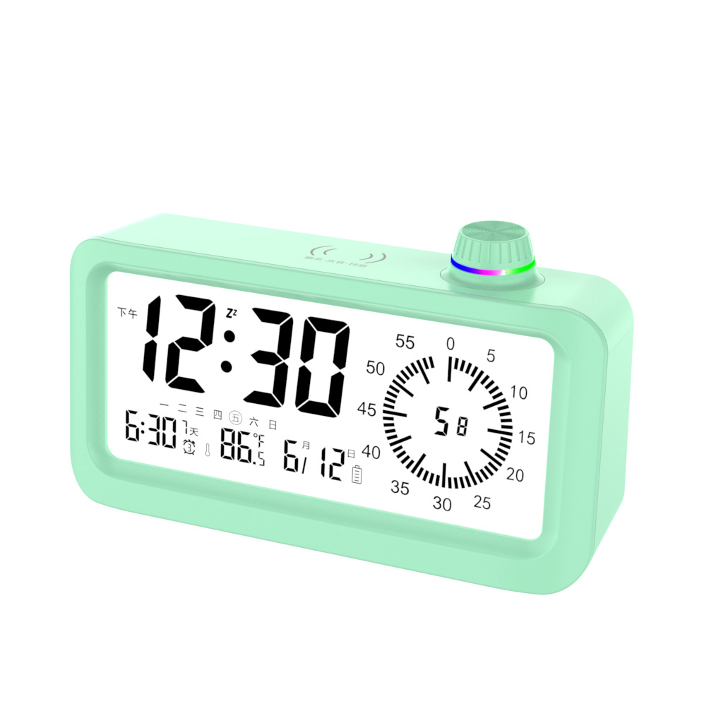 Picture of Learning dedicated children alarm clock student visual timer time management timing voice broadcast electronic alarm clock