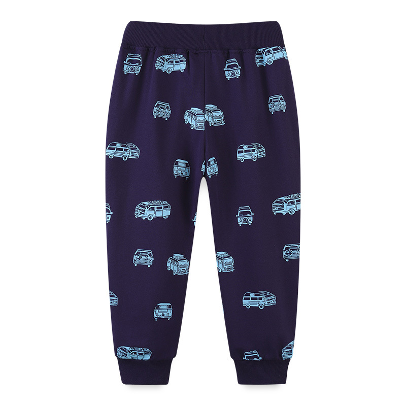 Picture of Cross-border supply of children's sports pants autumn new boys pants long printed pocket children's pants a generation of hair