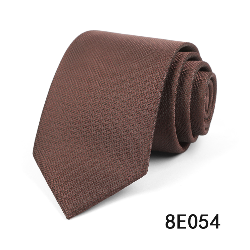 Picture of Men's Tie Business Casual Stripesd Tie 8cm Polyester Jacquard Embroider Print Tie Wholesale Formal Wear