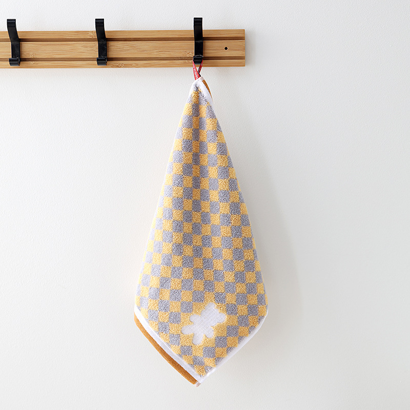 Picture of Cotton Hangable Small Square Household Hand Wipe Face Wipe Cotton Face Towel Soft Absorbent No Hair Drop Unisex