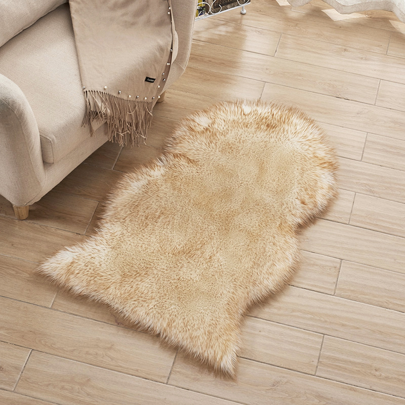 Picture of Modern Simple Machine Washable Living Room Entrance Carpet Balcony Study Bedroom Bedside Mat Machine Washable Solid Color Foot Mat