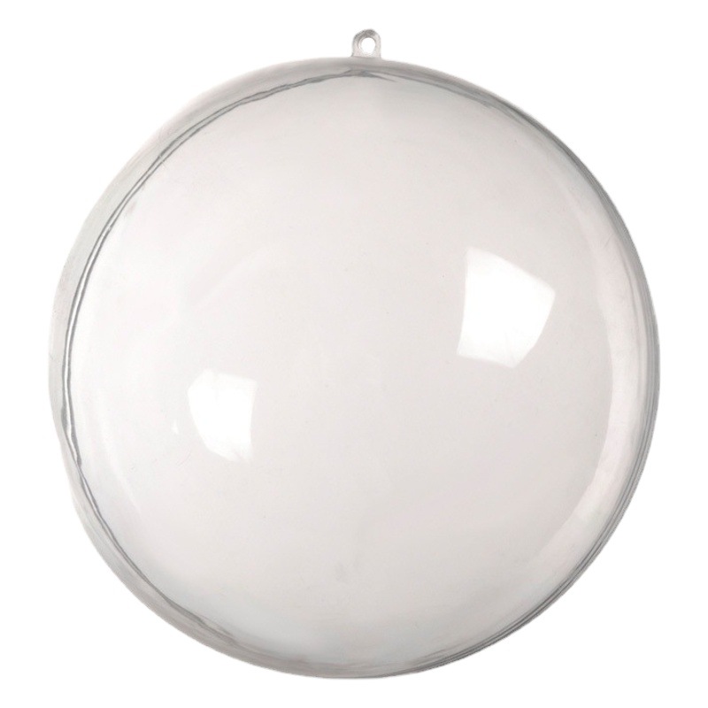 High Transparent Plastic Ball Supply Hollow Christmas Ball Christmas Gift Packaging Ball Christmas Tree Decoration Hollow Ball
