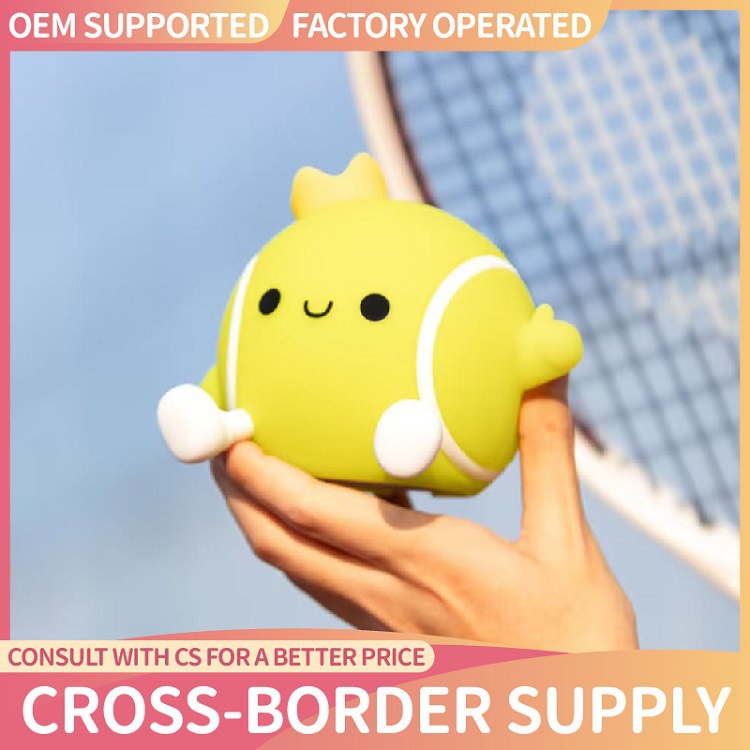 New Tennis Little Prince Night Light Silicone Pat Lamp Bedroom Atmosphere Bedside Lamp Rechargeable Cross-Border Creative Gift