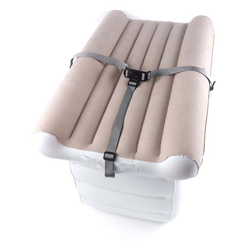 Inflatable bed new travel bed PVC flocking car high-speed rail aircraft crib thickened inflatable car bed spot