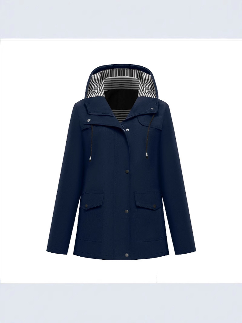 Picture of Cross-Border Export Amazon Wish Autumn and Winter Jacket Women's Windbreaker Outdoor Mountaineering Clothing Waterproof Jacket