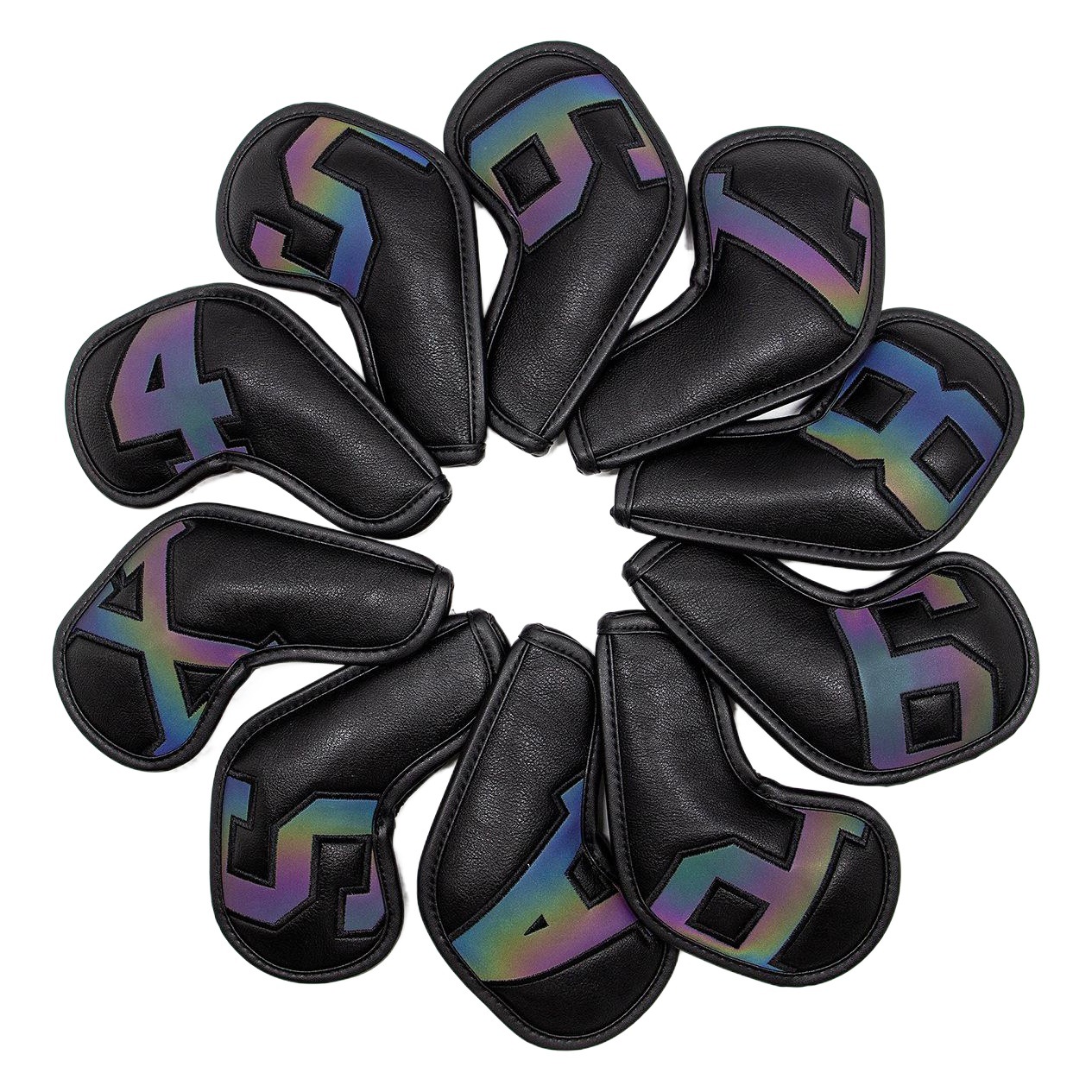 10-Pack Iron Set Golf Club Set Golf Club Protective Cover Golf Supplies Gift Club Head Cover