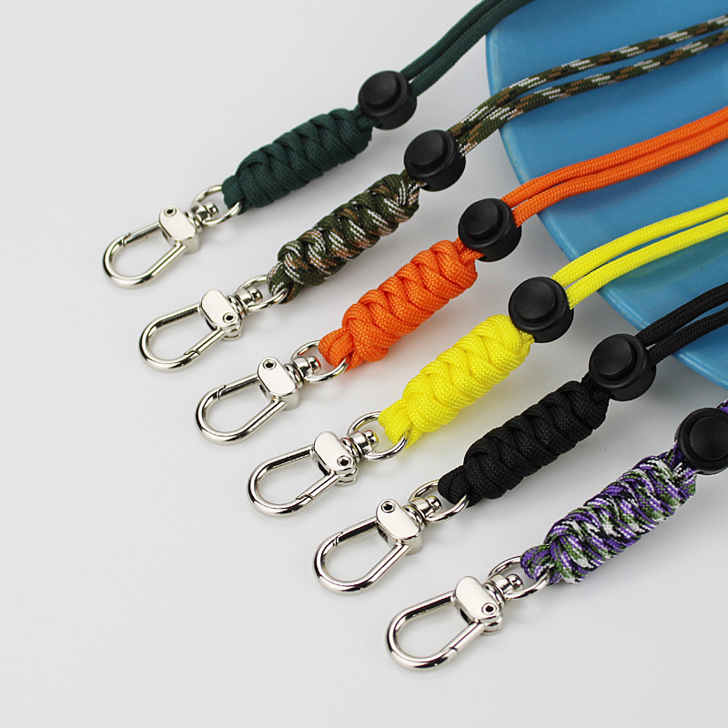 Cross-border new mobile phone lanyard creative hand-woven anti-lost key lanyard badge school card work card lanyard neck rope