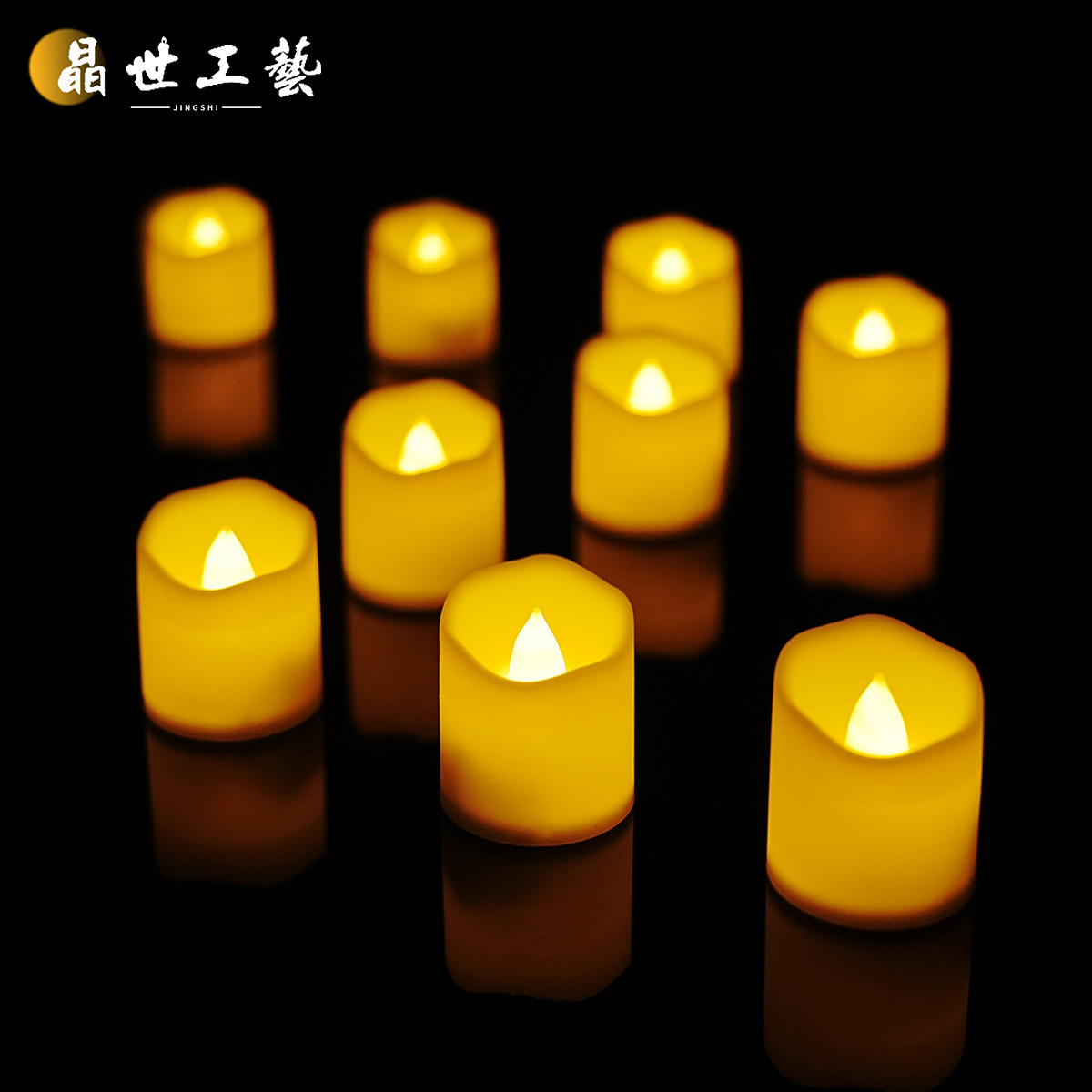 Cross-border electronic candle light Christmas small candle mini LED simulation tea wax party proposal atmosphere light birthday wax