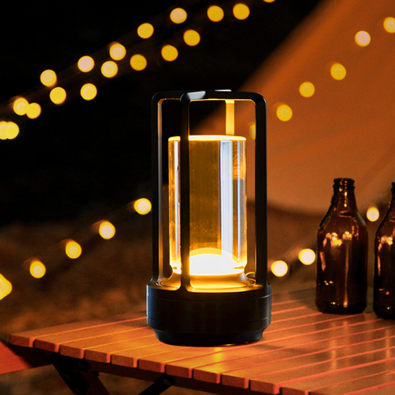 Picture of Nordic Bar Restaurant Night Light Ambient Light Creative Cafe Charging Outdoor Camping Table Light Night Light Table Light