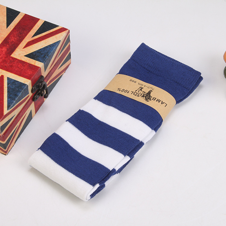 Picture of Spring Japanese Women's Socks All-match Striped Long Socks cosplay Anime Over-the-Knee Socks
