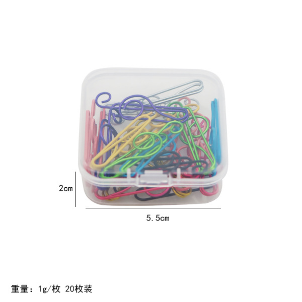 Picture of Amazon's Best-Selling Colorful Musical Note Paper Clips, Cartoon Bookmarks for Students, Creative Office Paper Clips