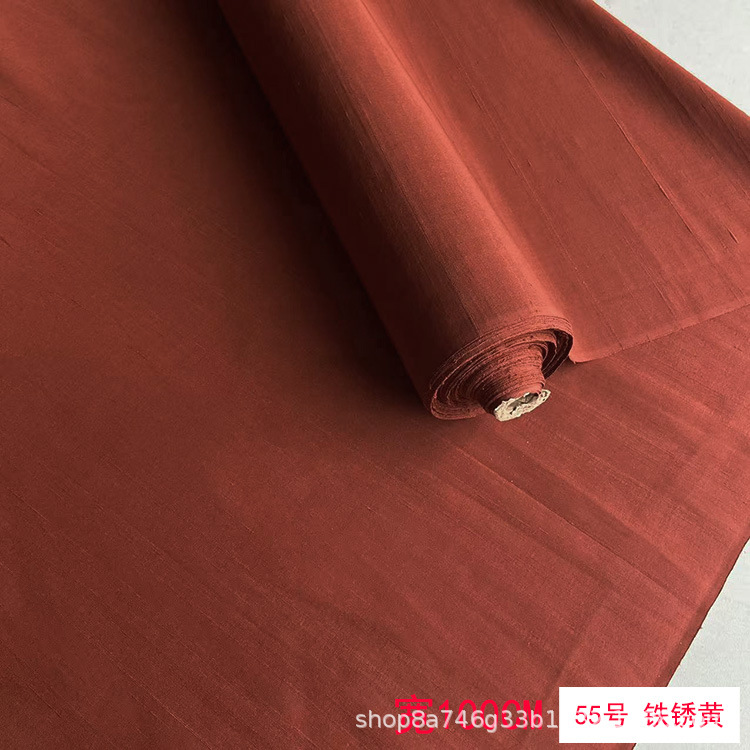 Picture of Solid Color Silk Double Palace Fabric, Crisp Mulberry Silk Double Palace Fabric, Yarn-dyed Double Palace Clothing Cheongsam Top Fabric