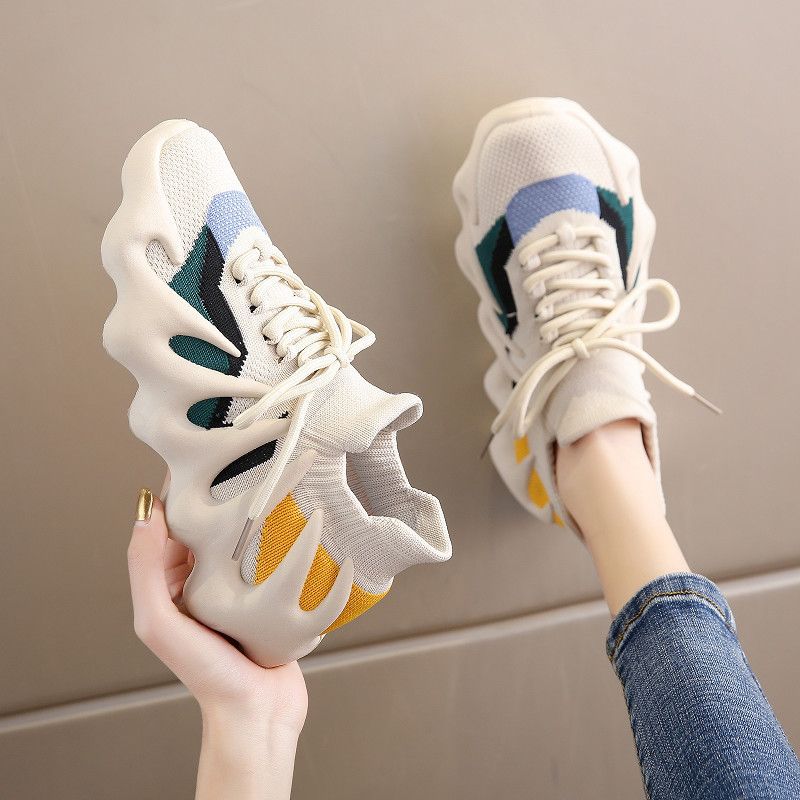 2024 New Spring flying woven coconut eight catch fish women's shoes