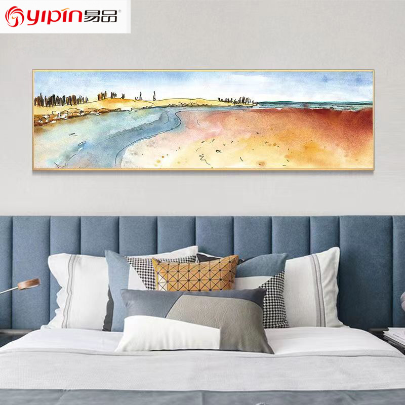 Picture of New Modern Minimalist Abstract Decorative Painting Hotel Guesthouse Light Luxury Mural Bedroom Bedside Hanging Painting Factory