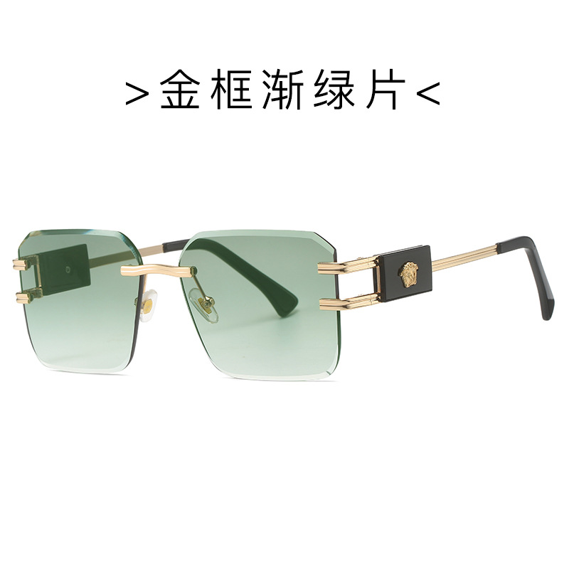 Picture of New fashion head sunglasses 3025 European and American personality sunglasses men and women cross-border all-match rimless sunglasses