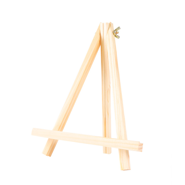 Picture of Wooden Display Mini Easel Desktop Tripod Small Easel New Photo Frame Easel 15*8 Photo Frame Tripod Bracket