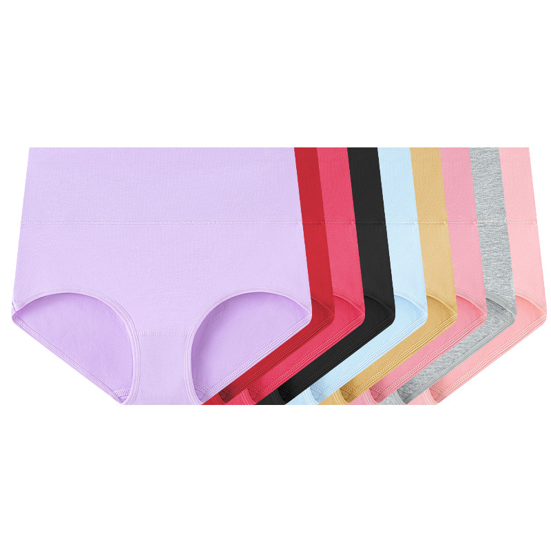 Picture of Plus Size High Waist Underwear Pure Cotton Women's Postpartum Abdominal Women's Underwear Cotton Cross-border Hip-lifting High Waist Women's Underwear