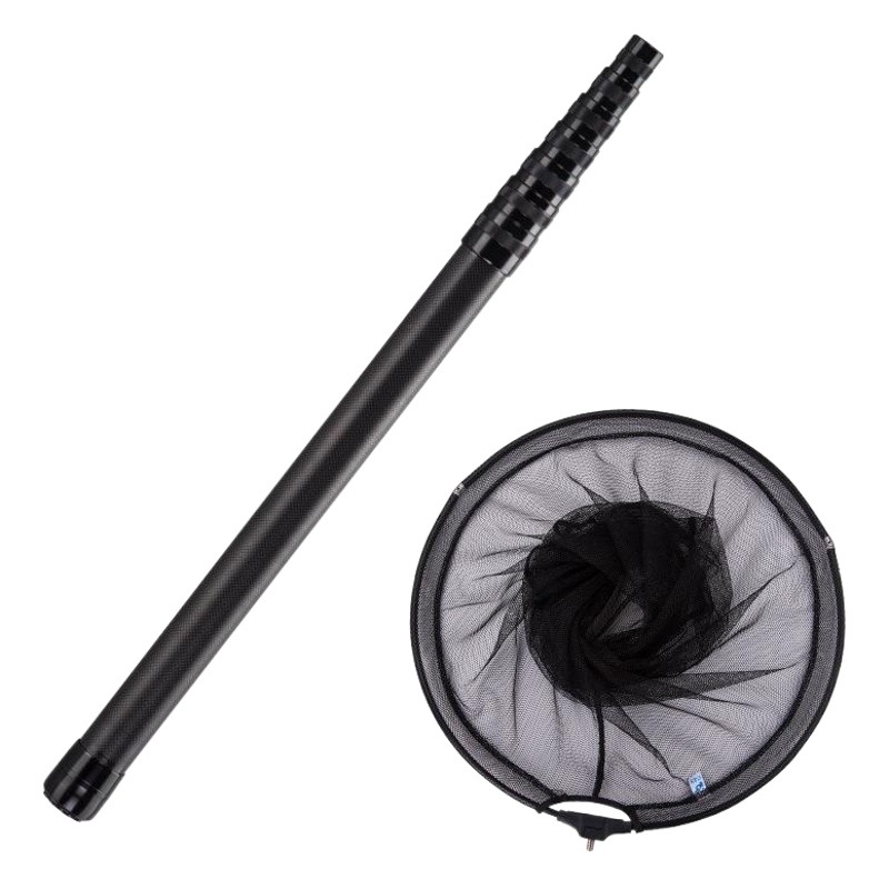 Short section large material copy net rod 46T high carbon mini jade handle 3 meters fish fishing telescopic rod super hard portable copy rod suit