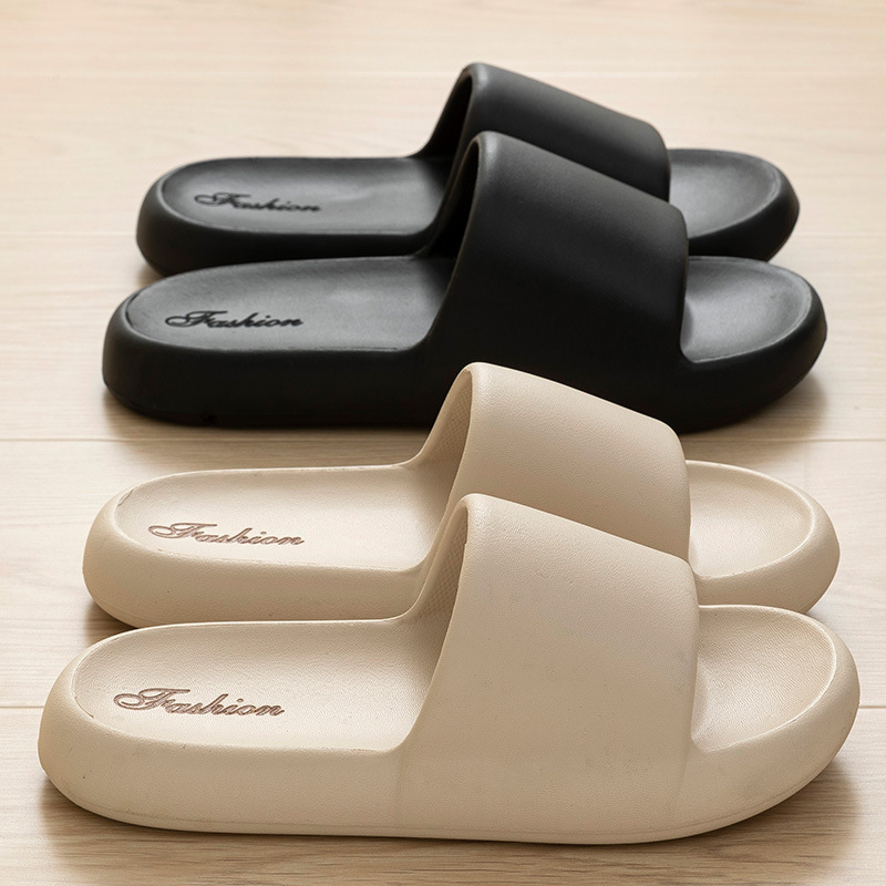Slippers for Women 2025 New Summer Non-Slip Bathroom Bathing Soft Bottom Indoor Home Couple Thick-Soled Sandals for Women