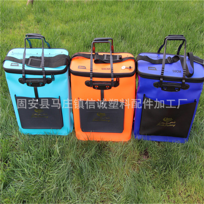 Double-Layer Eva Foldableing Fishing Box Live Fish Bucket Fishing Fish Bucket Fishing Gear Accessories Wholesale Wild Fishing Platform Fishing