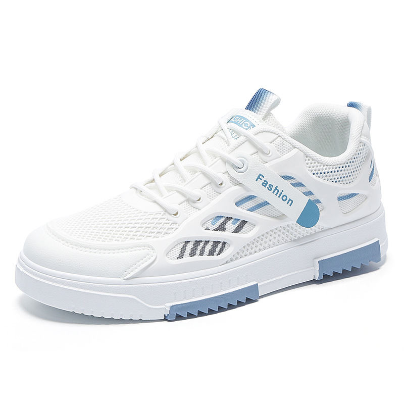 Picture of Men's Shoes 2025 Summer New Breathable Thin Mesh Shoes Korean Fashionable Casual Sneakers Sports Fashion White Shoes