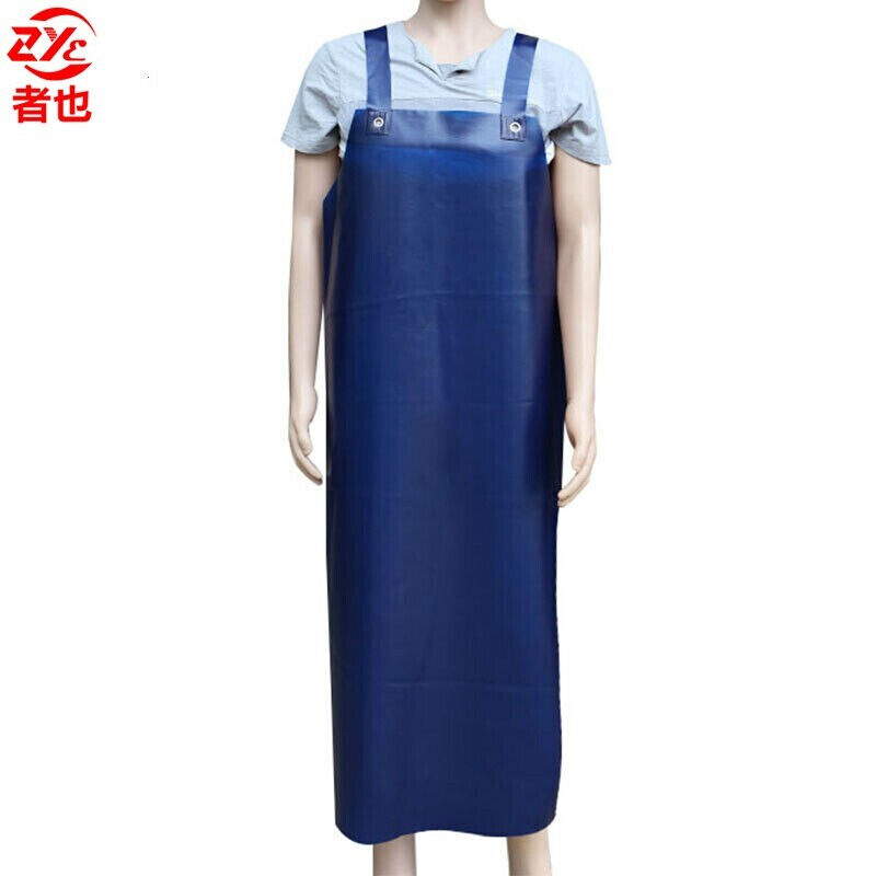 Picture of Aquatic double-layer waterproof oil-proof anti-fouling apron universal acid and alkali-resistant oil-resistant extra thick PVC sleeveless leather