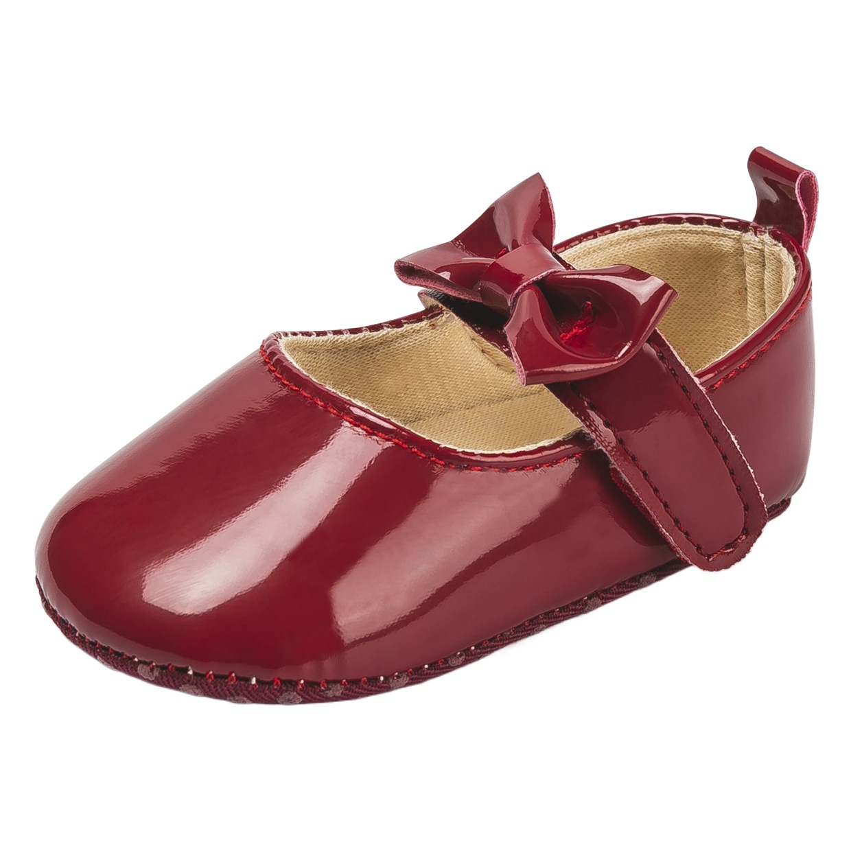 Cross-Border Spot Baby Shoes Bow Soft Sole Non-Slip Toddler Shoes Baby Shoes Princess Shoes Wholesale Baby Shoes