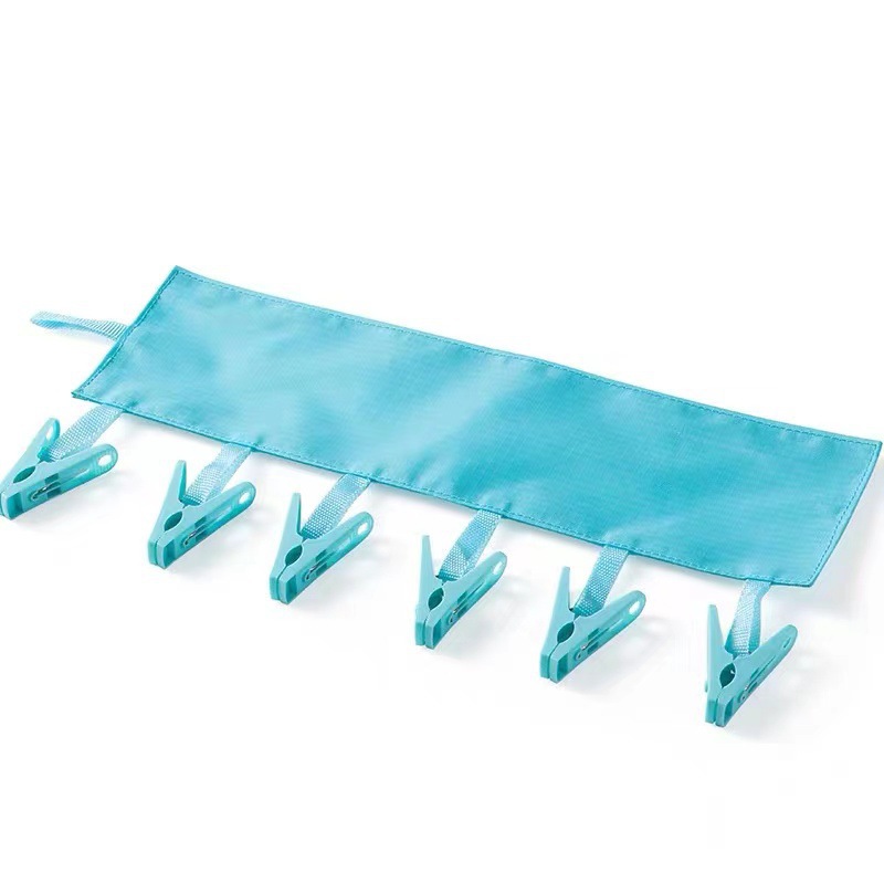 Picture of Creative Portable Fabric Clothes Hanger for Business Travel Foldable Clothes Hanger Bathroom Foldable Hanger Clothes Holder