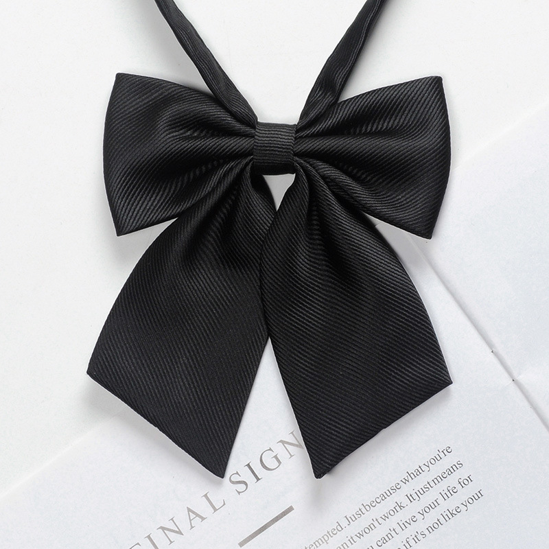 Picture of Jk Bow Tie Women Japanese Uniform Small Tie School Uniform Shirt No-Sew Sailor Collar Floral College Style Bow Ribbon