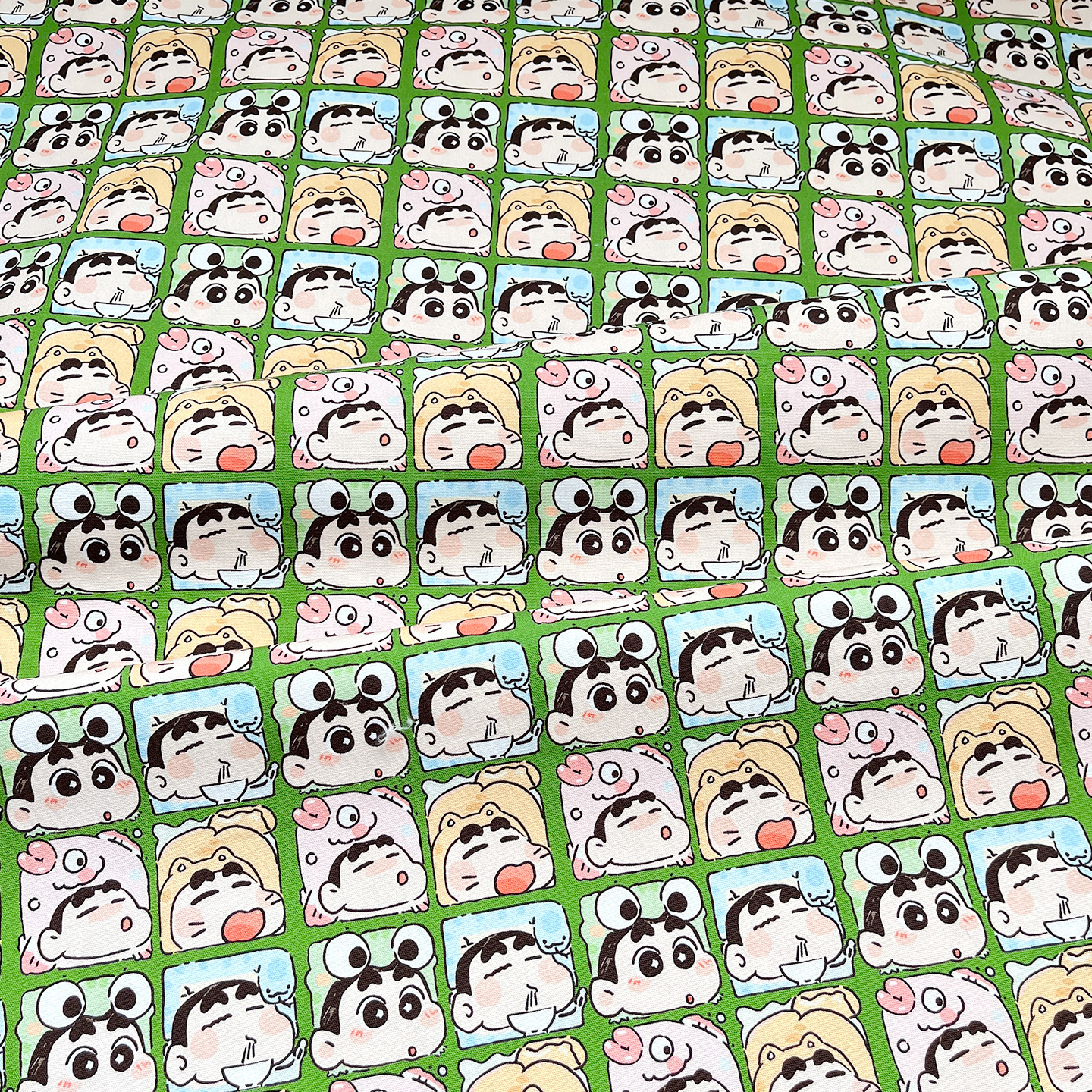 Picture of Crayon Shin-Chan 1.5m Piece of Pure Cotton Canvas, Width 1.0m Price, Bag, Jacket, Vest, Handmade DIY Fabric