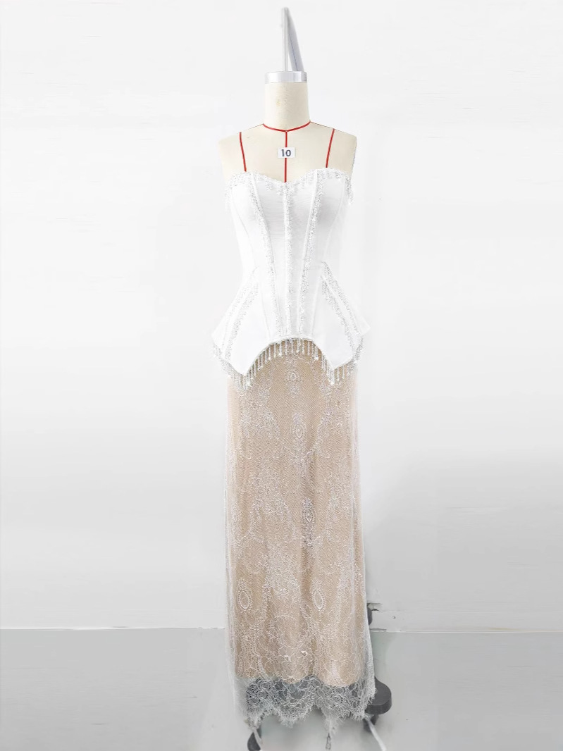 Picture of Independent Station Cross-border Women's Ladies Valentine's Day Dating Elegant High-end Exquisite Crystal Evening Dress Celebrity Party